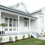 white exterior paint