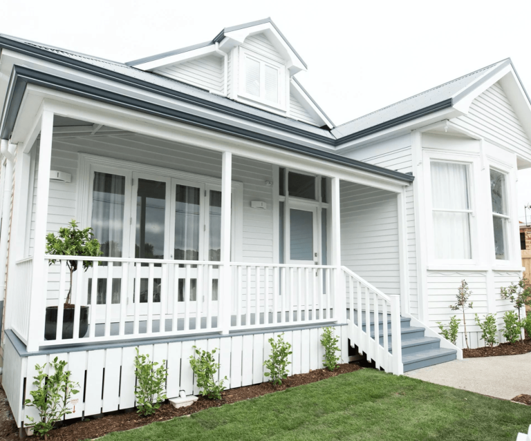 white exterior paint